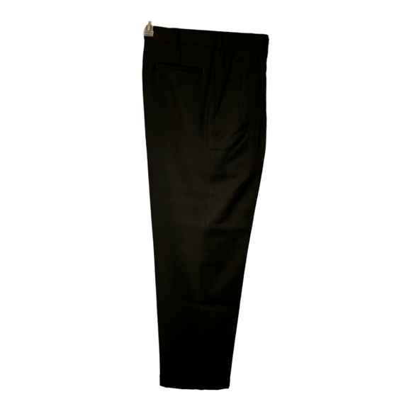 Savane Black Pleated & Cuffed Dress Pants; Size 32/30 - Picture 4 of 8